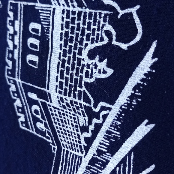 Vintage 1980s I Climbed the Great Wall Of China Quarter Zip Sweater - Picture 6 of 7